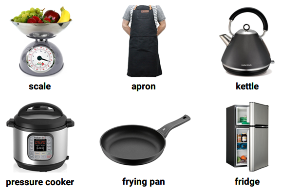 Từ vựng tiếng Anh về nhà bếp (phần 1)